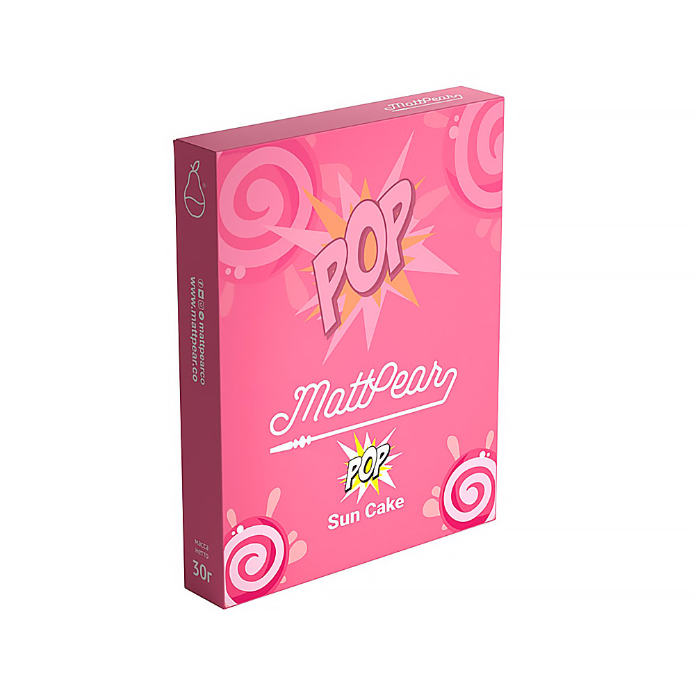 Табак Mattpear POP 30г - Sun cake (Апельсиновый фондан)