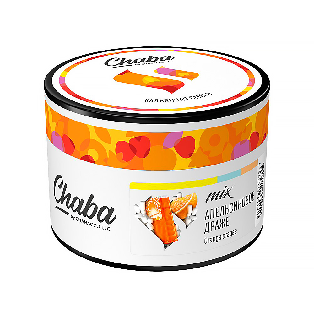 Бестабачная смесь Chaba 40г - Апельсиновое драже (Orange Dragee)